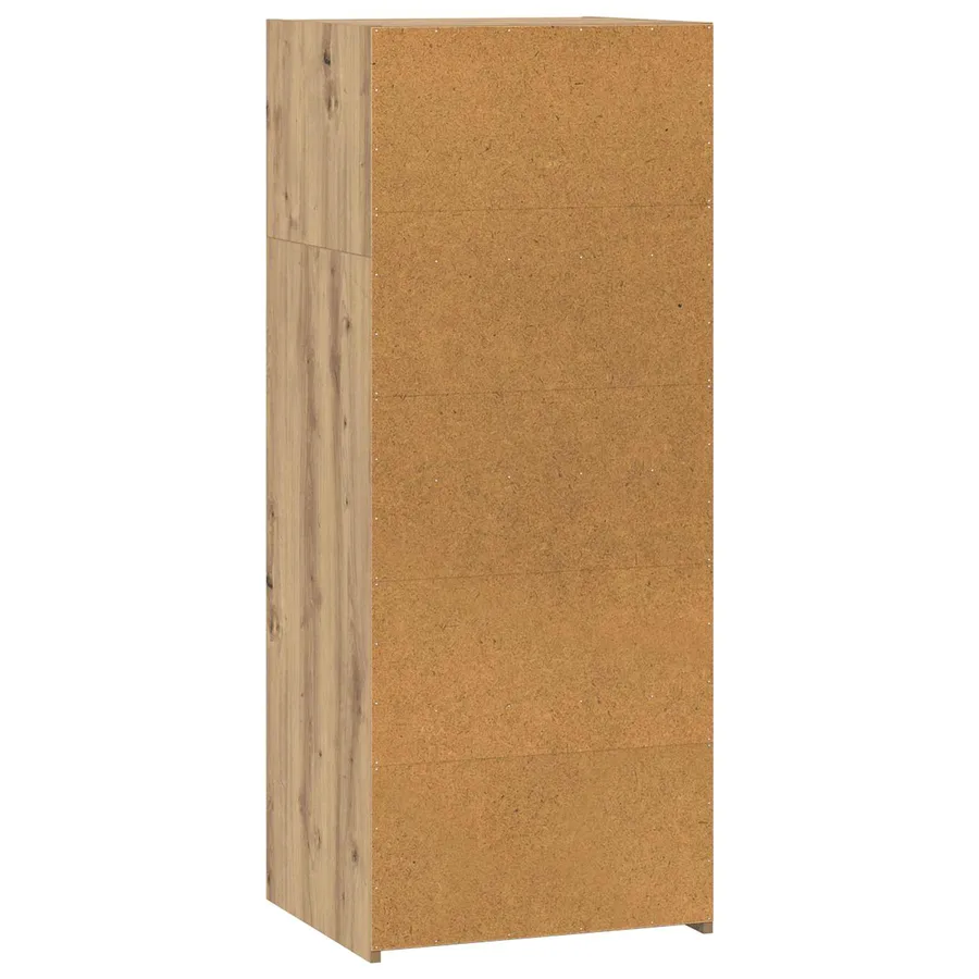 Haut Armoire Chêne artisanal 50 x 41 x 124 cm Bois d'ingénierie - 6