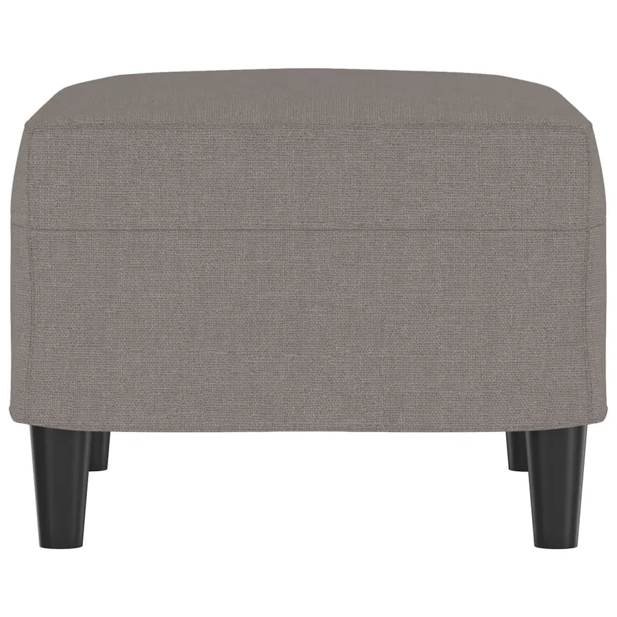 Repose-pied Taupe 60x50x41 cm Tissu - 4