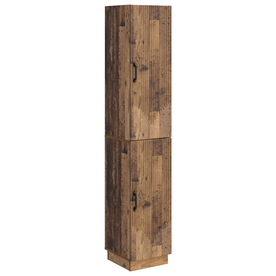 Ensemble de Meubles 2 pcs Bois ancien Bois d'ingénierie - 2