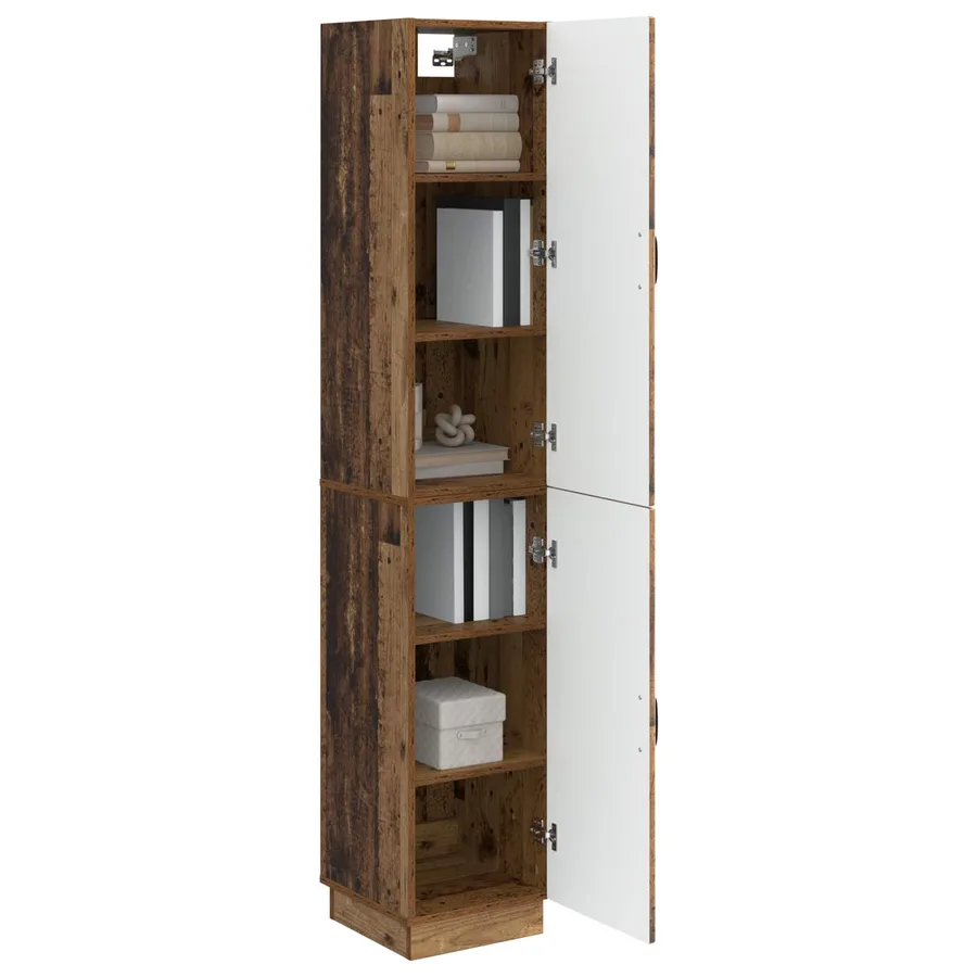 Ensemble de Meubles 2 pcs Bois ancien Bois d'ingénierie - 3