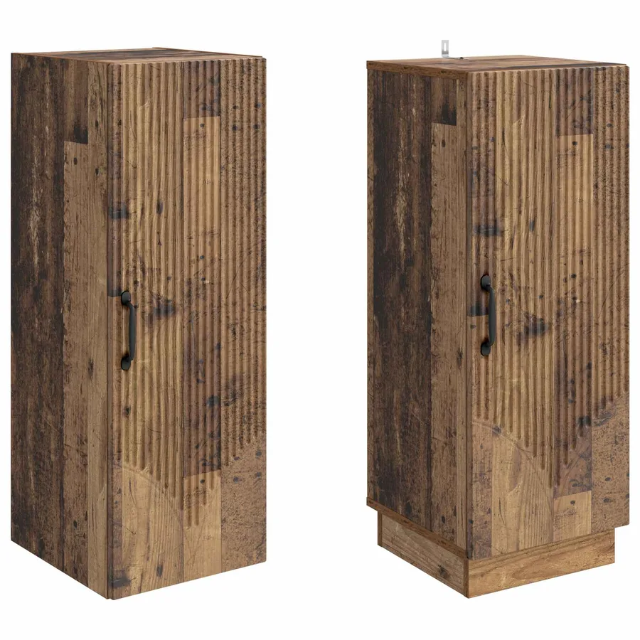 Ensemble de Meubles 2 pcs Bois ancien Bois d'ingénierie - 4