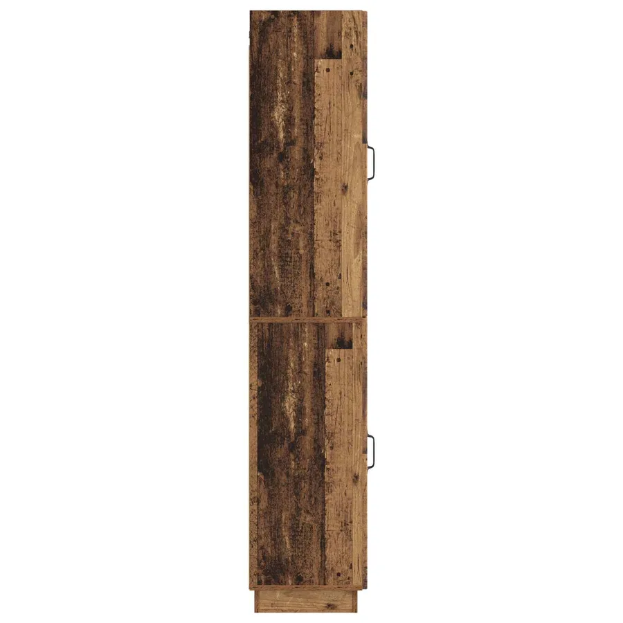 Ensemble de Meubles 2 pcs Bois ancien Bois d'ingénierie - 6