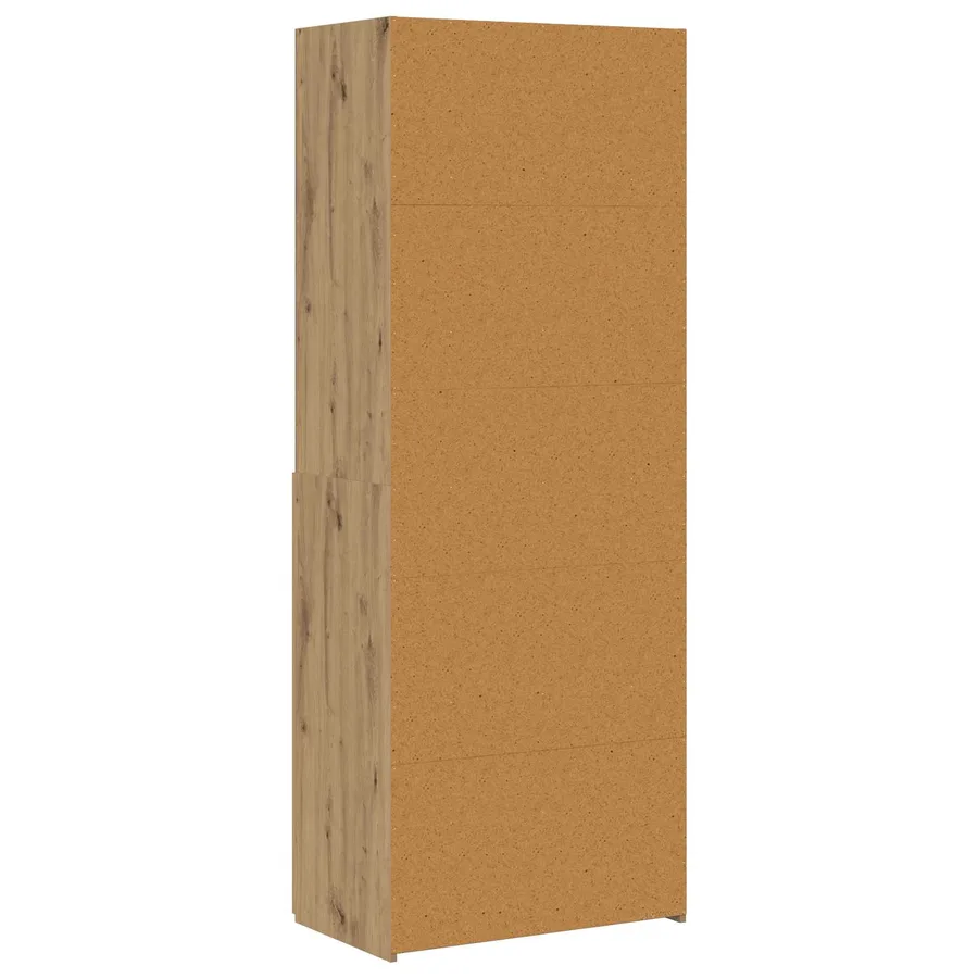 Bibliothèque Chêne artisanal 30 x 42.4 x 185.2 cm - 4