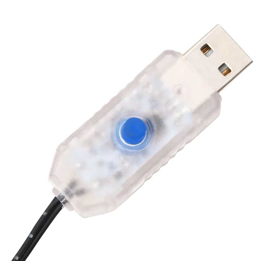 Palmier à LED 88 LED Blanc chaud 150 cm - 9