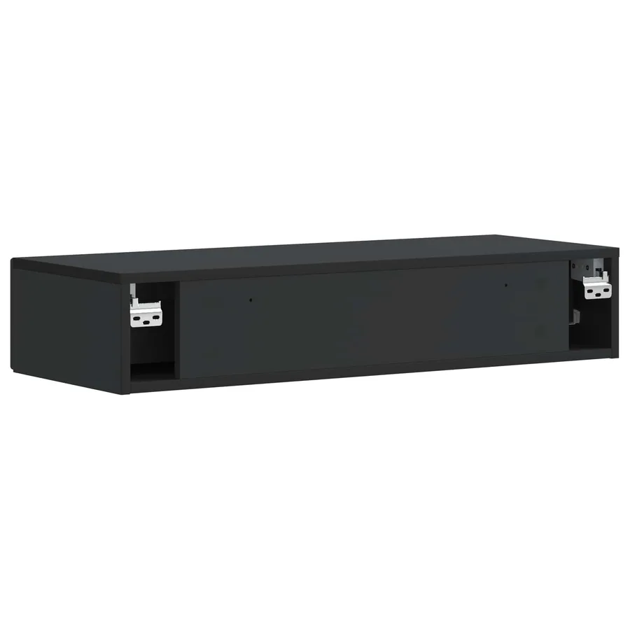Table d'appoint murale Noir 87,5 x 34,5 x 17 cm - 7
