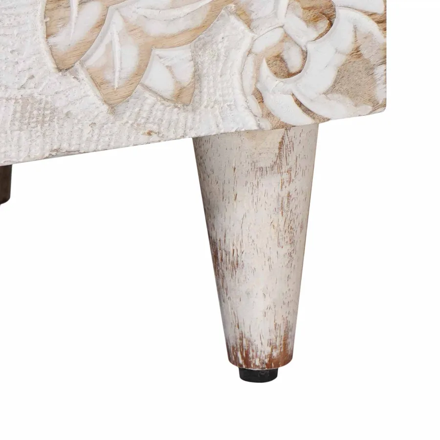 Cabinet de chevet 2 pcs Blanc 40 x 33,5 x 46 cm - 8