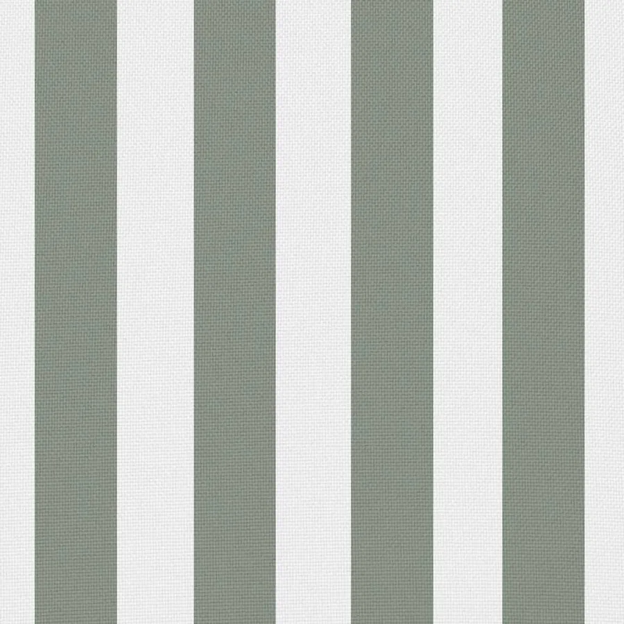 Oreiller d'extérieur lot de 2 Impression rayure 45 x 45 cm Gris - 5
