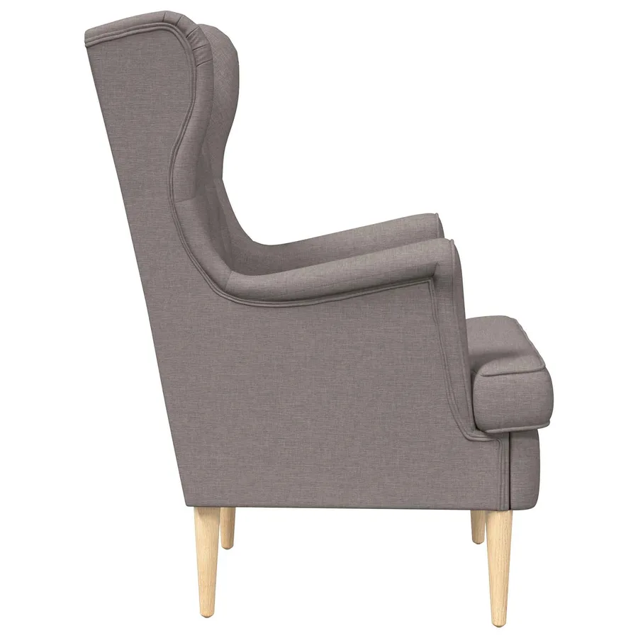 Fauteuil Taupe Tissu - 5