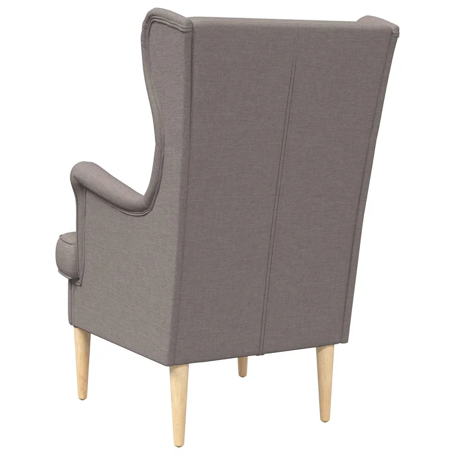 Fauteuil Taupe Tissu - 6