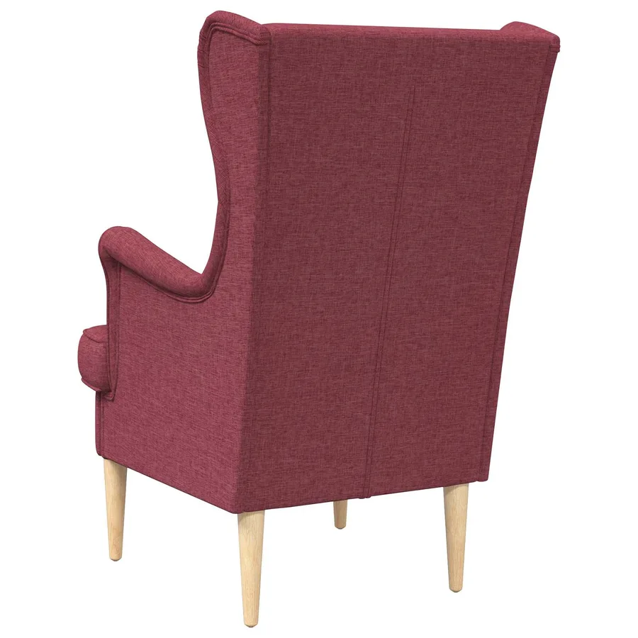 Fauteuil Bordeaux Tissu - 6
