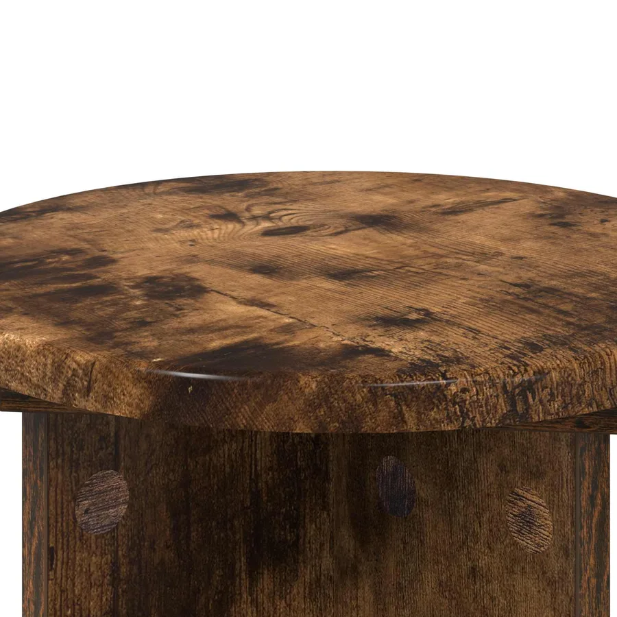 Support de Plante 2 pcs Chêne fumé Ø29,5 x 40 cm - 9