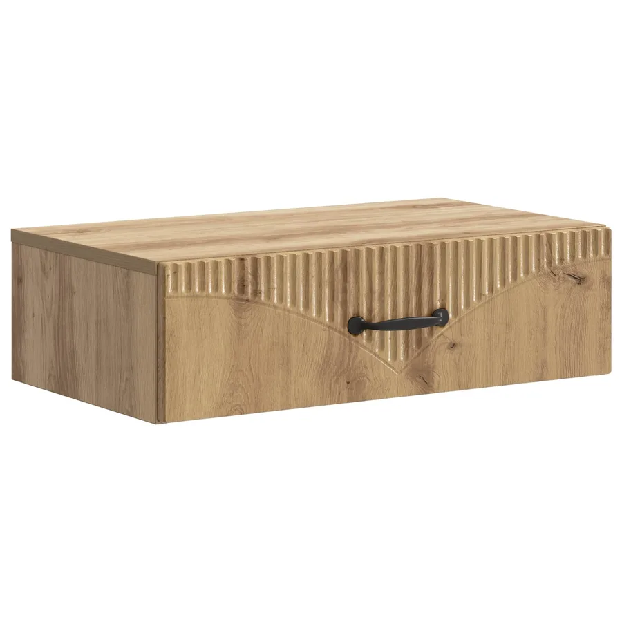 Table d'appoint murale 59 x 34,5 x 17 cm Bois d'ingénierie - 2