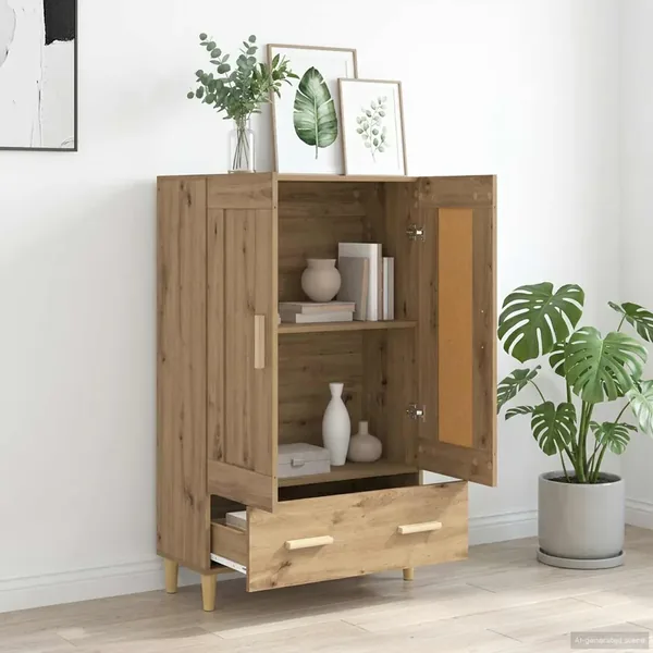 Haut Armoire Chêne artisanal 70 x 31 x 115 cm Bois d'ingénierie