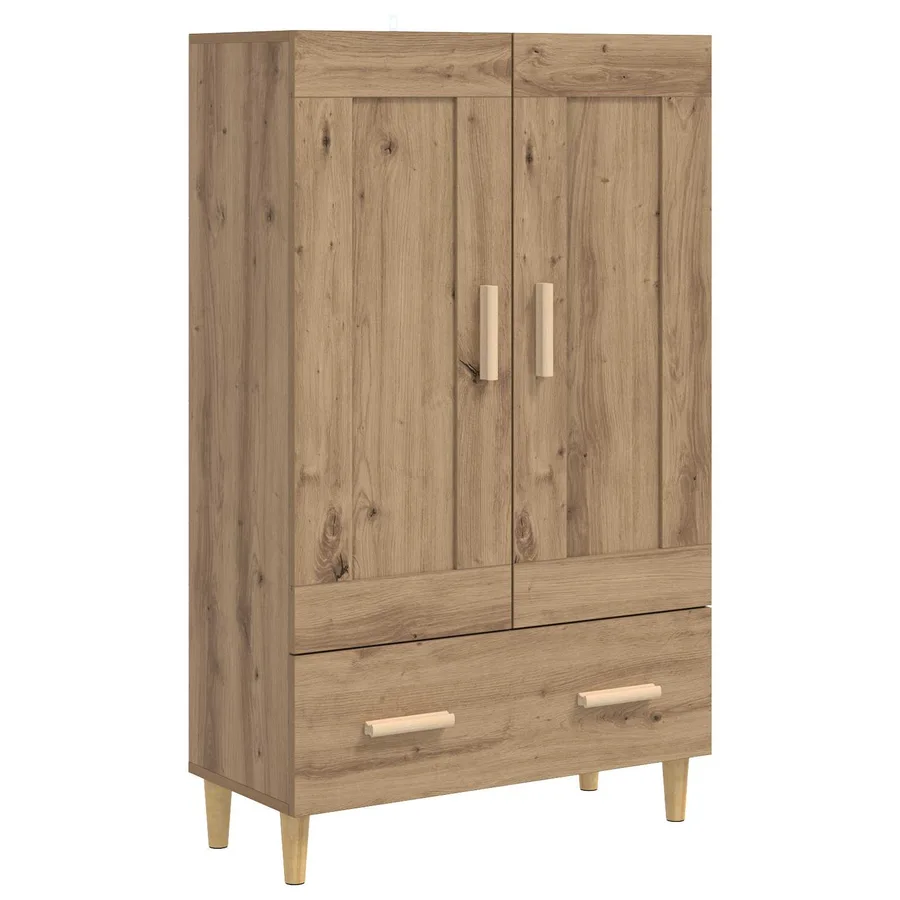 Haut Armoire Chêne artisanal 70 x 31 x 115 cm Bois d'ingénierie - 2