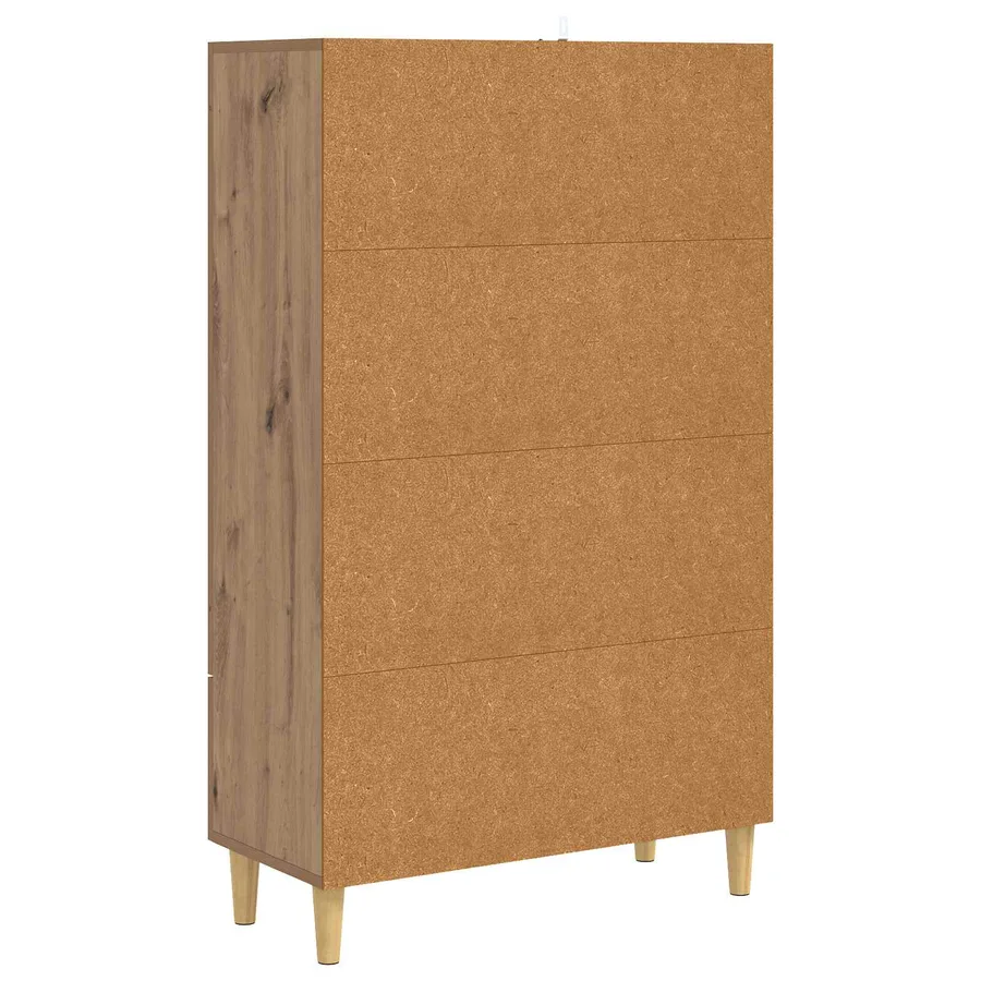 Haut Armoire Chêne artisanal 70 x 31 x 115 cm Bois d'ingénierie - 8