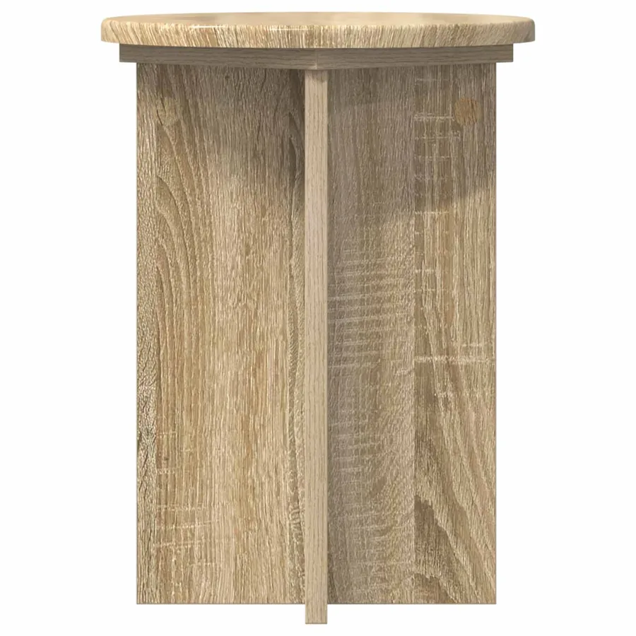Support de Plante 2 pcs Chêne Sonoma Ø29,5 x 40 cm - 6
