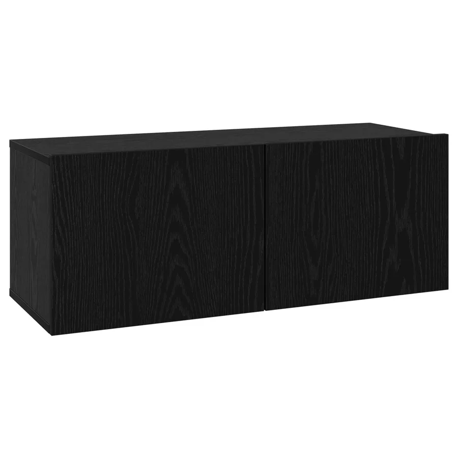 Ensemble meuble TV 6 pcs 80 x 30 x 30 cm Chêne noir - 5