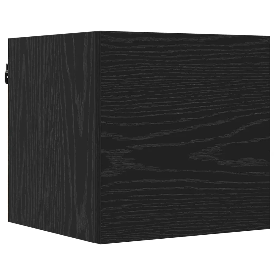 Meuble TV mural 8 pcs Chêne noir 30,5 x 30 x 30 cm - 4