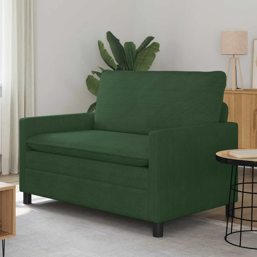 Canapé Vert Jungle 126 x 81 x 87,5 cm Tissu