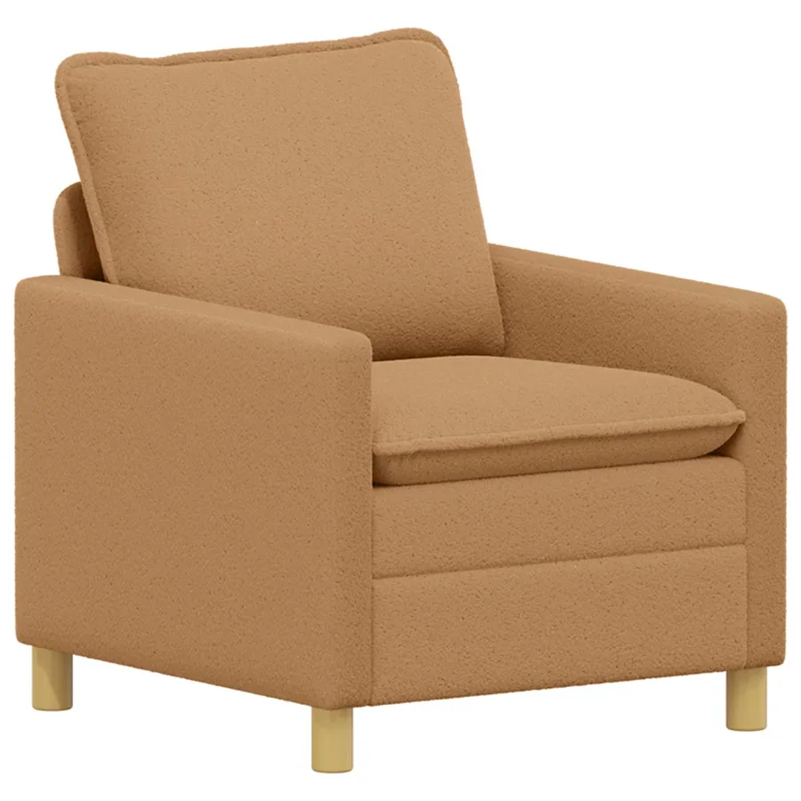 Canapé Beige 76 x 81 x 87,5 cm Tissu - 2
