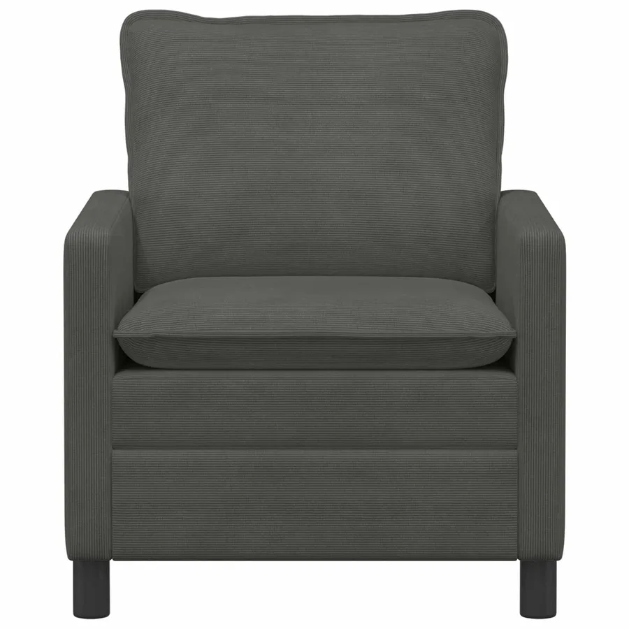 Canapé Gris foncé 76 x 81 x 87,5 cm Tissu - 3