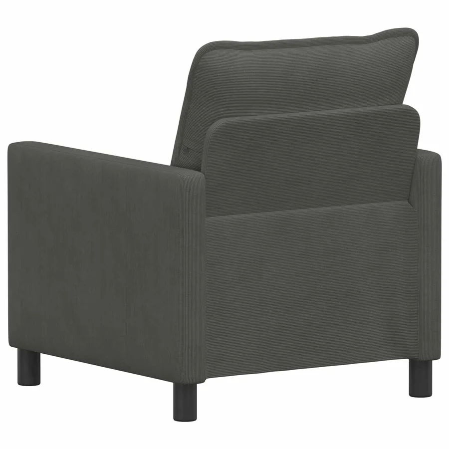 Canapé Gris foncé 76 x 81 x 87,5 cm Tissu - 5