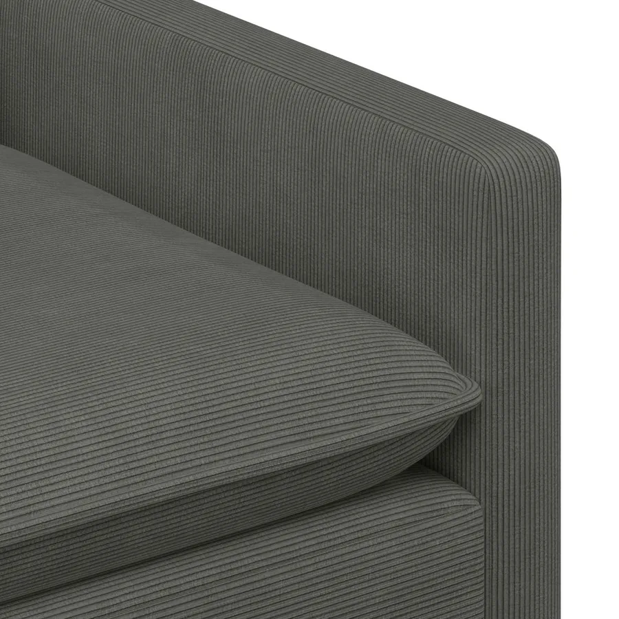 Canapé Gris foncé 76 x 81 x 87,5 cm Tissu - 6