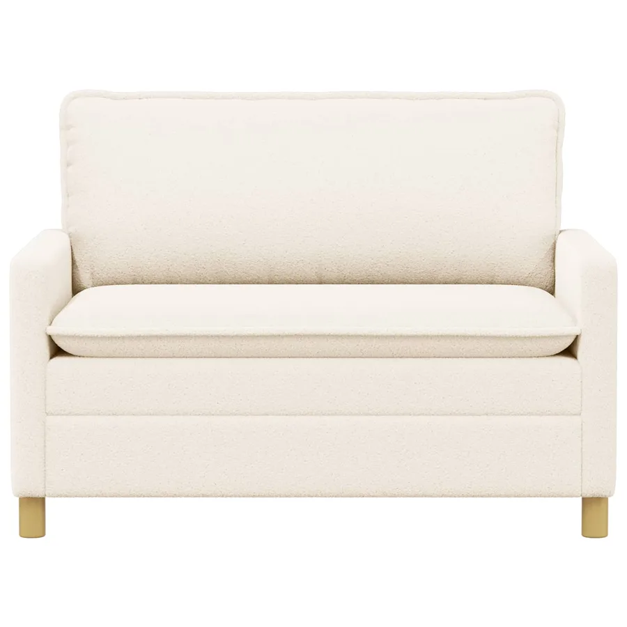 Canapé Crème 126 x 81 x 87,5 cm Tissu - 3