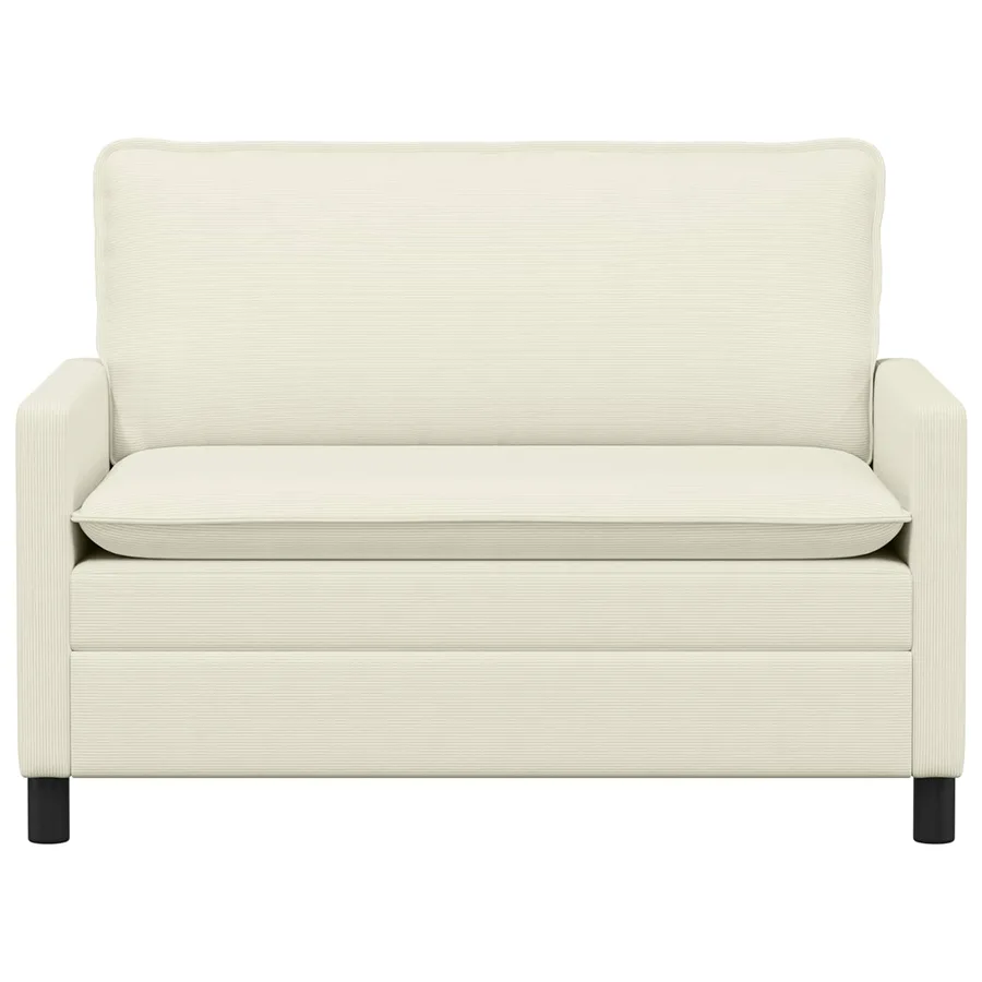 Canapé Crème 126 x 81 x 87,5 cm Tissu - 3