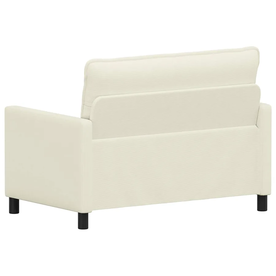 Canapé Crème 126 x 81 x 87,5 cm Tissu - 5