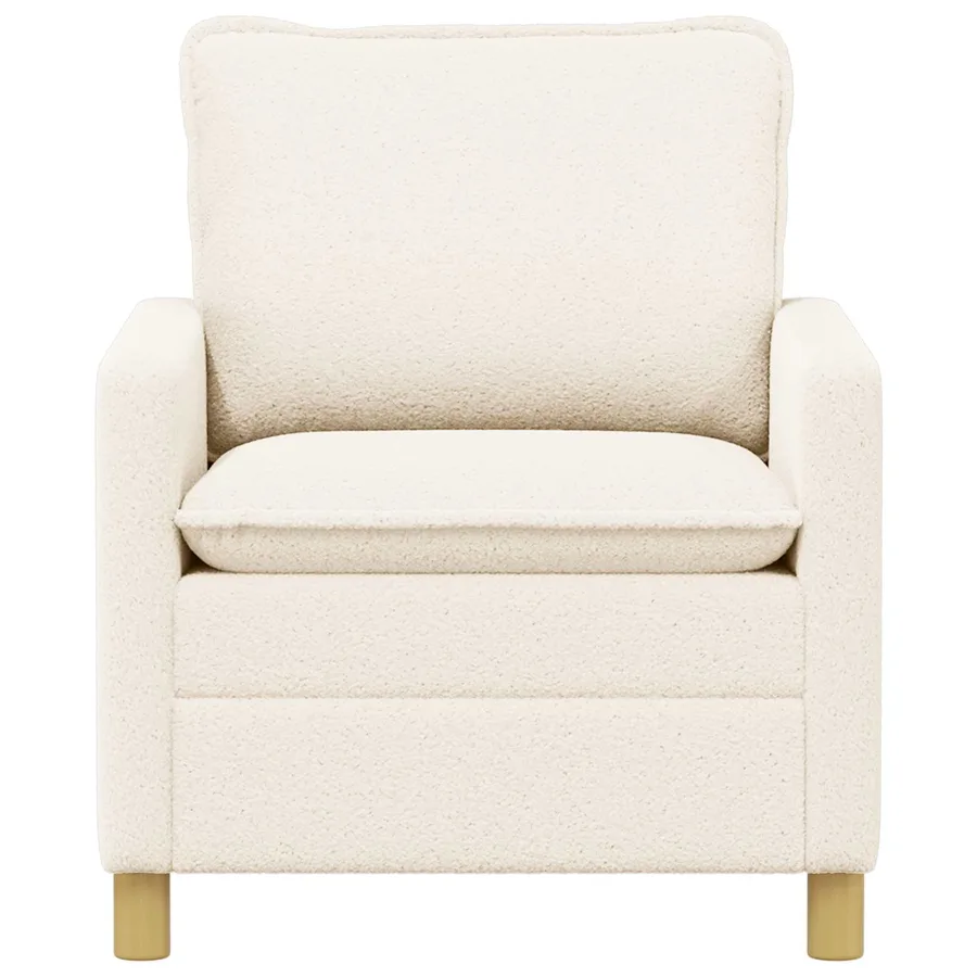 Canapé Crème 76 x 81 x 87,5 cm Tissu - 3