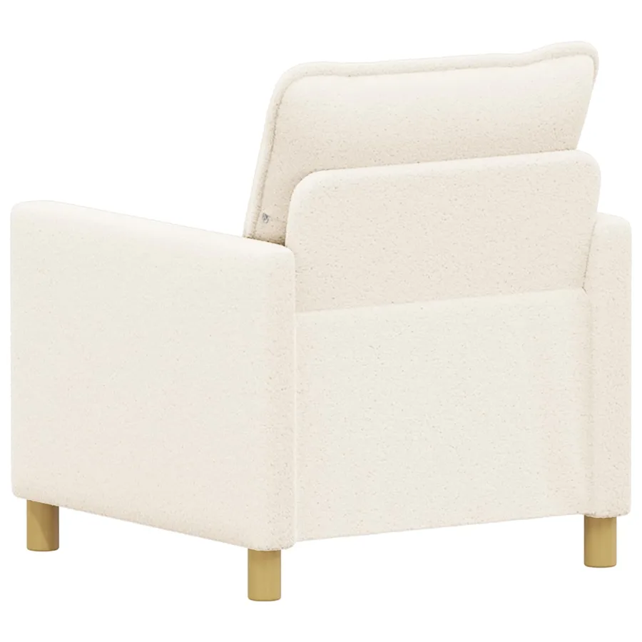 Canapé Crème 76 x 81 x 87,5 cm Tissu - 5