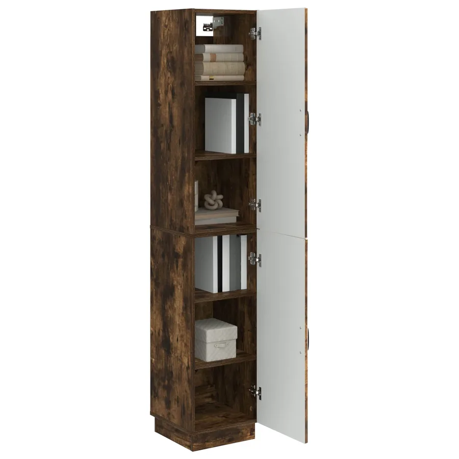 Ensemble de Meubles 2 pcs Chêne fumé Bois d'ingénierie - 3