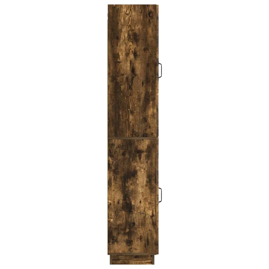 Ensemble de Meubles 2 pcs Chêne fumé Bois d'ingénierie - 6