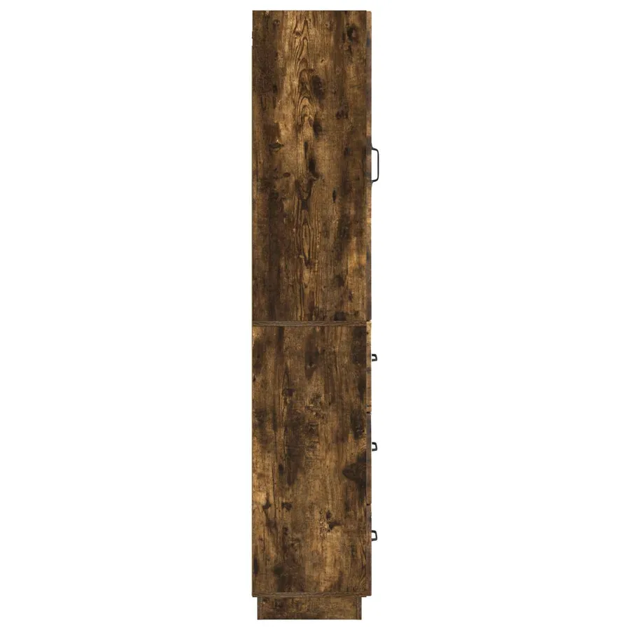 Ensemble de Meubles 2 pcs Chêne fumé 33 x 34,5 x 87 cm - 6