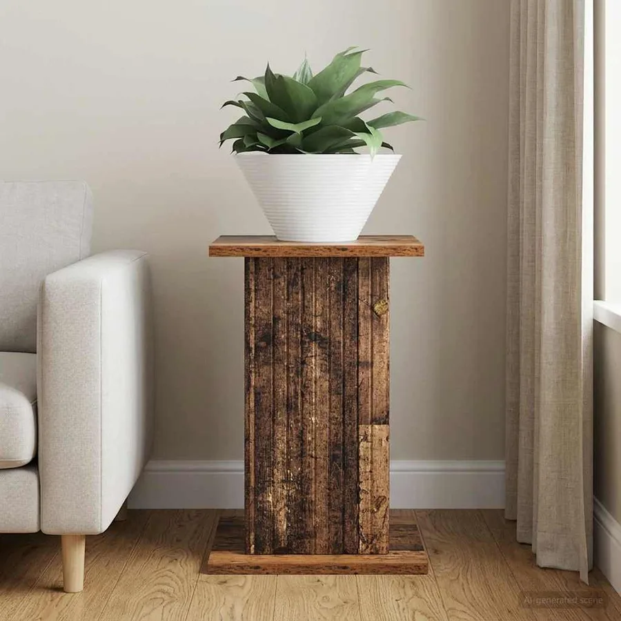 Support de Plante Bois ancien 30,5 x 30 x 43 cm - 4