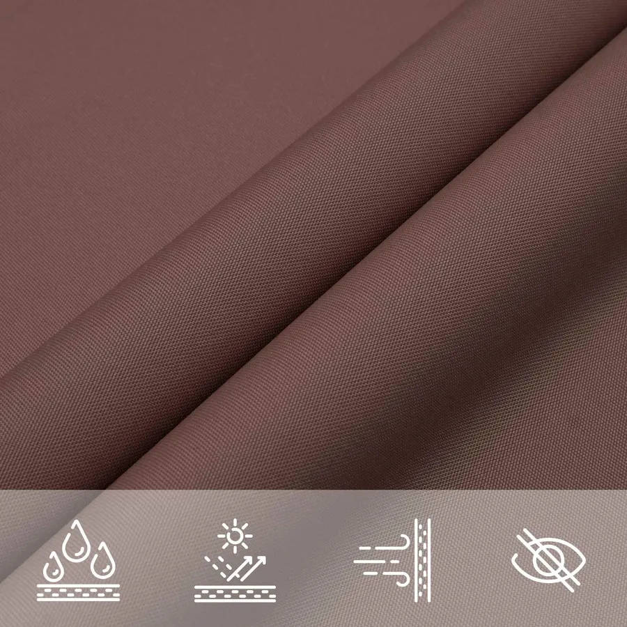 Voile d'ombre Marron 6 x 2 m 100 % polyester Oxford - 6