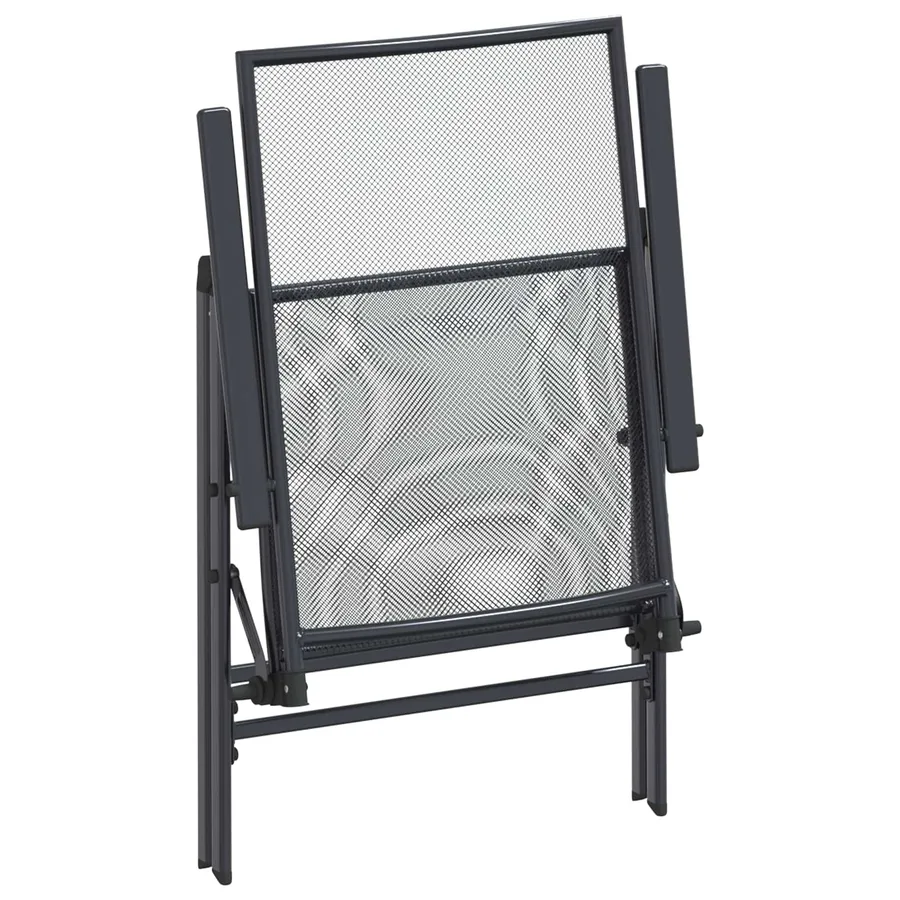 Ensemble de salle à manger pour jardin 9 pcs Anthracite - 7