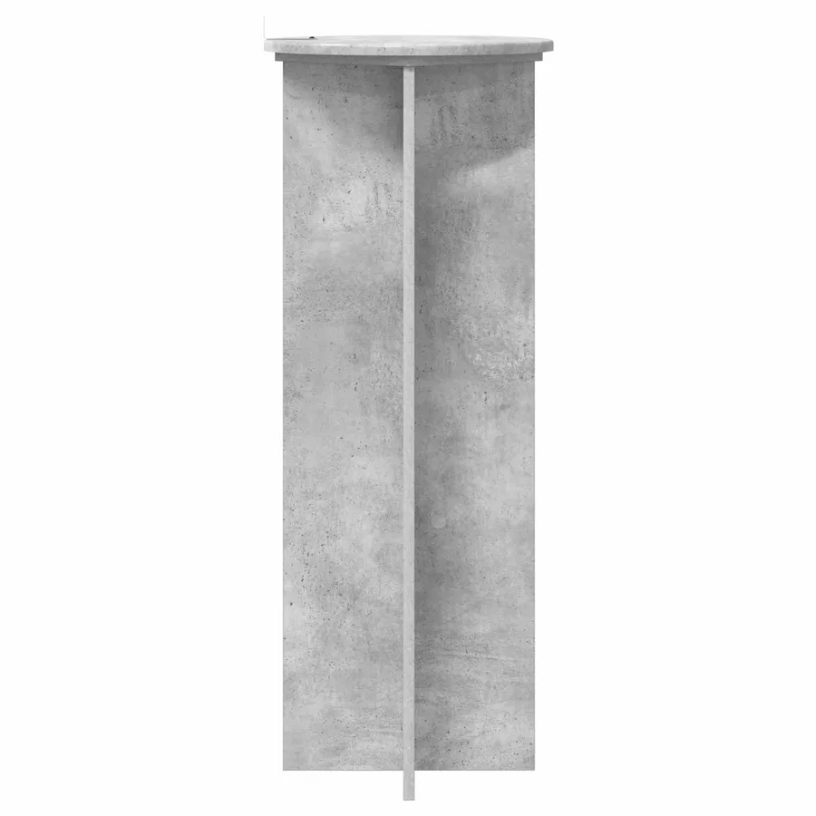 Support de Plante 2 pcs Gris béton Ø40 x 100 cm - 7