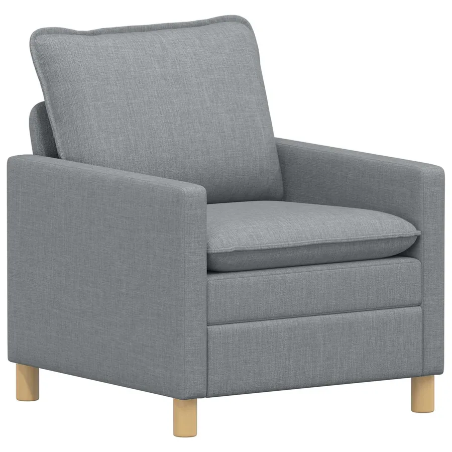 Canapé Gris clair 76 x 81 x 87,5 cm Tissu - 2