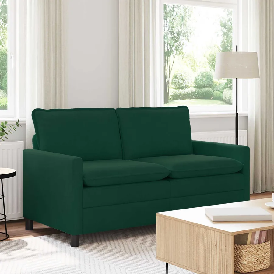Canapé Vert foncé 156 x 81 x 87,5 cm Velours