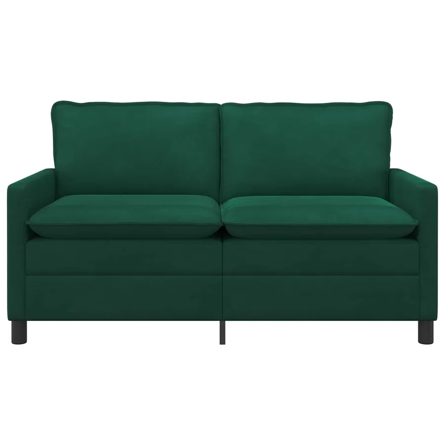 Canapé Vert foncé 156 x 81 x 87,5 cm Velours - 3