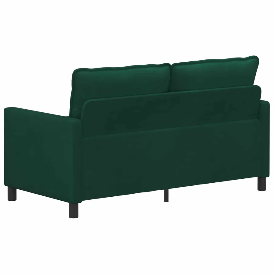 Canapé Vert foncé 156 x 81 x 87,5 cm Velours - 5