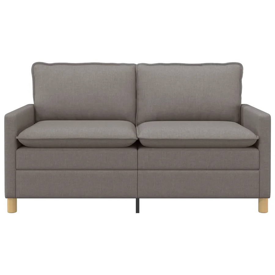 Canapé Taupe 156 x 81 x 87,5 cm Tissu - 3