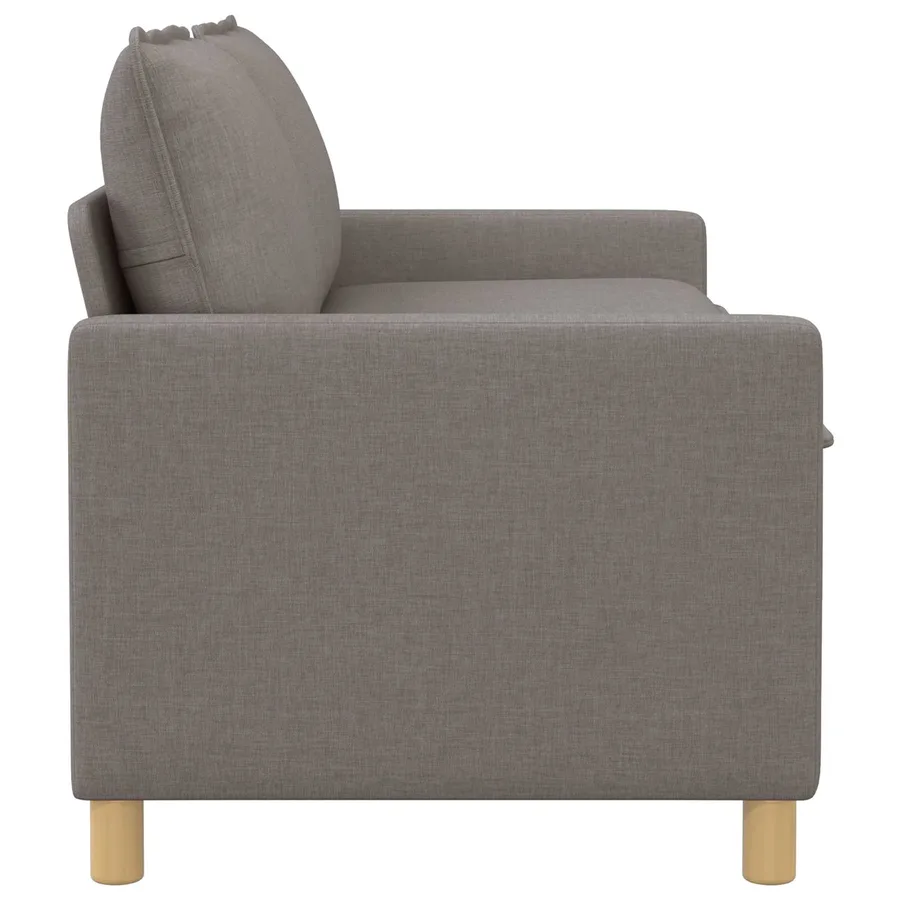 Canapé Taupe 156 x 81 x 87,5 cm Tissu - 4