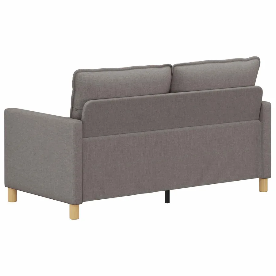 Canapé Taupe 156 x 81 x 87,5 cm Tissu - 5