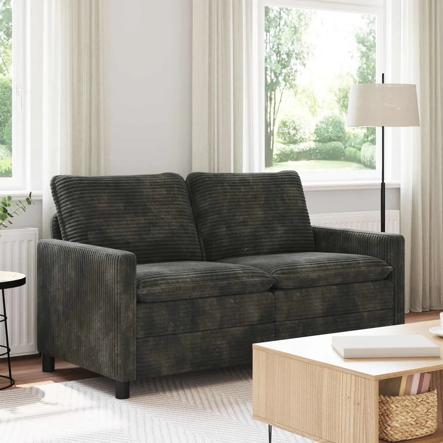 Canapé Anthracite 156 x 81 x 87,5 cm Polyester
