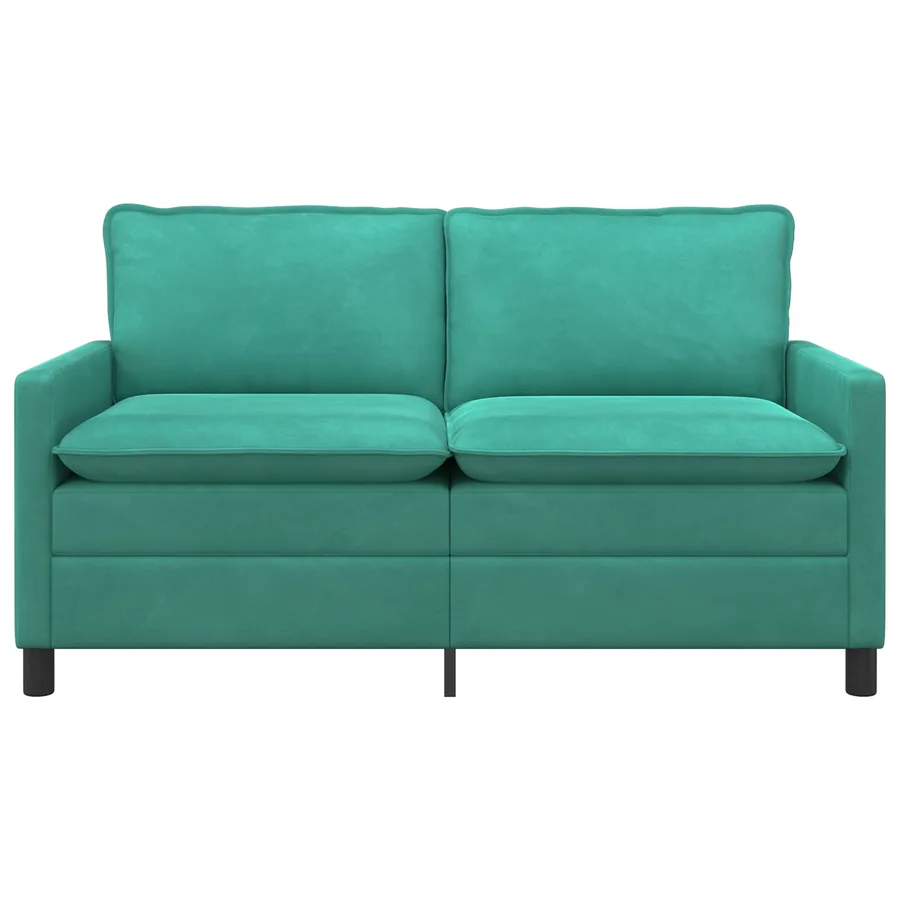 Canapé Turquoise 156 x 81 x 87,5 cm Velours - 3