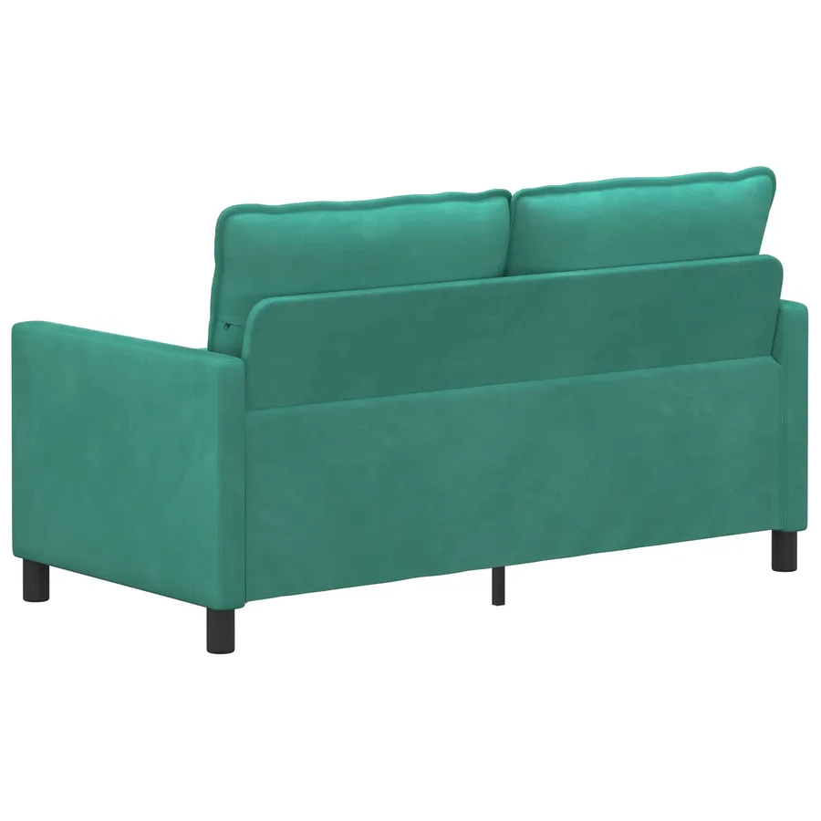 Canapé Turquoise 156 x 81 x 87,5 cm Velours - 5