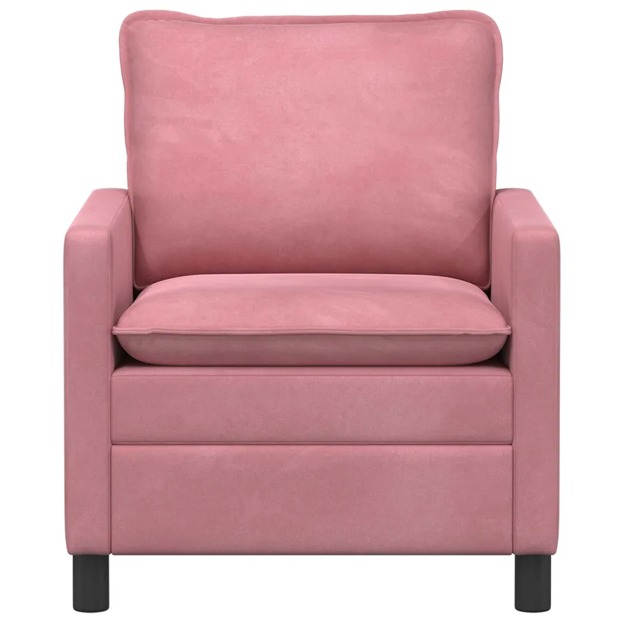 Canapé Rose 76 x 81 x 87,5 cm Velours - 3